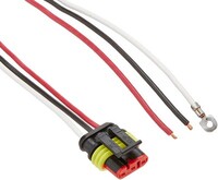 TRUCK-LITE 3-WIRE FIT 'N FORGET HARNESS PLUG 8" WIRE LEADS