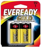 EVEREADY ALKALINE GOLD 9 VOLT BATTERY