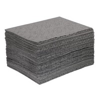 15" X 18" SQUARE UNIVERSAL SORBENT PADS MEDIUM WEIGHT 100 SHEETS