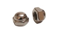 6-32 ACORN(CAP) NUT LOW CARBON NICKLE PLATED