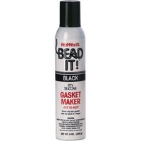 WELL-WORTH "BEAD-IT BLACK" AEROSOL RTV SILICONE AND GASKET MAKER 8 OUNCE CAN