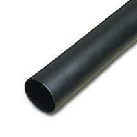 1/8" X 4' BLACK FLEXIBLE ADHESIVE-LINED HEAT SHRINK TUBING