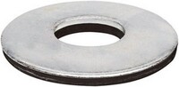 #8-10 SCREW SIZE X 1/2" BONDED RUBBER/METAL WASHER HOT DIPPED GALVANIZED