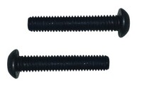 1/4-28 X 2" BLACK OXIDE BUTTON HEAD SOCKET CAP SCREW ALLOY