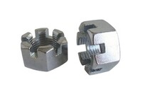 M12-1.25 CASTLE(SLOTTED) NUT ZINC PLATED