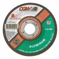 4-1/2" X .045" X 7/8" CGW TYPE 27 DEPRESSED CENTER ALUMINUM OXIDE MIX CUT-OFF WHEEL FOR ALUMINUM