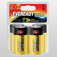 EVEREADY ALKALINE GOLD "D" BATTERY