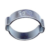 3/8" DOUBLE EAR CRIMP CLAMP .276"-.354" RANGE ZINC PLATED