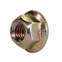 M6-1.00 TOP LOCK FLANGE NUT GRADE 10.9 YELLOW ZINC PLATED