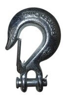 1/4" CLEVIS GRAB HOOK GRADE 43 ZINC PLATED