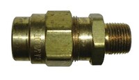 3/8" D.O.T. AIR BRAKE X 1/2" N.P.T. MALE CONNECTOR FOR H338 HOSE (015539)