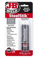 JB WELD STEELSTIK STEEL REINFORCED EPOXY PUTTY