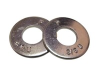 1/2" USS FLAT WASHER LOW CARBON ZINC PLATED USA MADE