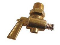 1/4" N.P.T. DRAIN VALVE SHUT-OFF BRASS FITTING (6892)