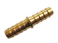 3/16" TUBE HOSE MENDER MULTIBARB FITTING BRASS