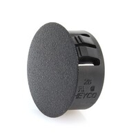 BLACK NYLON LOCKING HOLE PLUG 1/4 HOLE DIA.