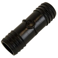 5/8" SINGLE BARB CONNECTOR BLACK NYLON