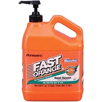 PERMATEX FAST ORANGE SMOOTH HAND CLEANER 1 GALLON BOTTLE