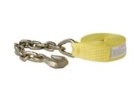 2" X 27" REPLACEMENT TIE DOWN STRAP WITH CHAIN & GRAB HOOK
