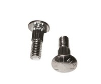 3/8-16 X 2" RIBBED NECK CARRIAGE BOLT GRADE 5 ZINC PLATED