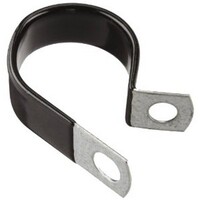 1/4" I.D. GALVANIZED CLOSED CLAMP VINYL DIPPED 9/32" MOUNTING HOLE